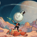 Uma captura de tela de uma colônia espacial em Outer Worlds 2