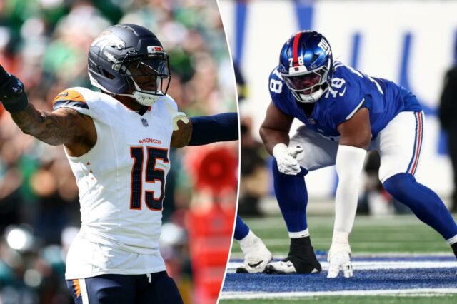 Andrew Thomas, do Giants, vence batalha difícil contra o especialista em sack do Broncos

