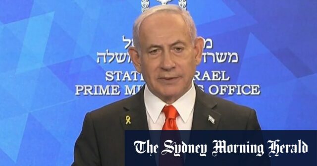 Anúncio de refém de PM israelense

