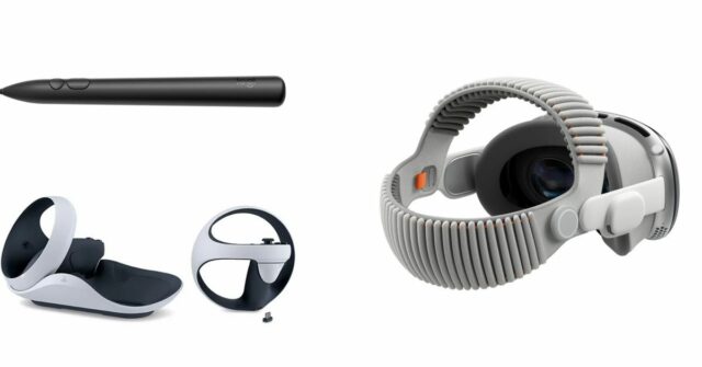 Apple Vision Pro: controlador PlayStation VR2 Feeling em novembro, Logitech Muse e Double Knit Band independente disponíveis para compra 

