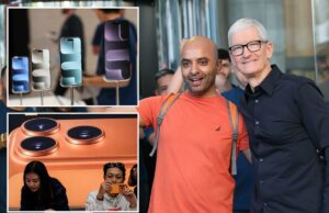 Apple atinge marco de valor de mercado de US$ 4T pela primeira vez, com aumento das ações de novos iPhones Apple atinge marco de valor de mercado de US$ 4T pela primeira vez, com aumento das ações de novos iPhones
