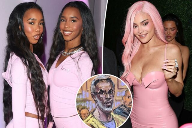 As filhas gêmeas de Sean 'Diddy' Combs aparecem no evento pop-up de Kylie Jenner após a sentença do rapper

