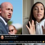 Assessora de Trump ataca AOC com insinuações selvagens depois de zombar da altura de Stephen Miller
