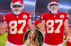 Assista Travis Kelce homenagear Taylor Swift com a dança ‘Fate of Ophelia’ após o histórico 100º touchdown Assista Travis Kelce homenagear Taylor Swift com a dança 'Fate of Ophelia' após o histórico 100º touchdown