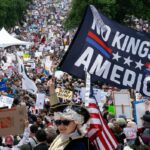 Assista ao vivo: protestos 'No Kings' nos EUA