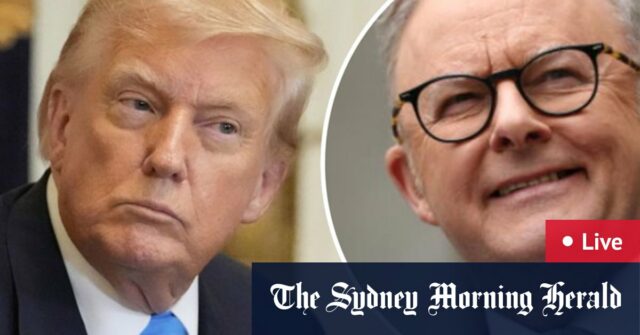 Atualizações AO VIVO da reunião Albanese-Trump: PM definido para se encontrar com o presidente dos EUA em Washington

