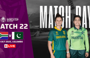 Atualizações ao vivo da África do Sul x Paquistão, ODI Globe Mug 2025 feminino: Fatima Sana elimina os britânicos antes da chuva sair do jogo Atualizações ao vivo da África do Sul x Paquistão, ODI Globe Mug 2025 feminino: Fatima Sana elimina os britânicos antes da chuva sair do jogo