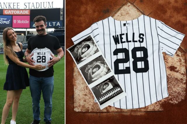 Austin Wells, parceiro dos Yankees, anuncia que está esperando um Austin Wells, parceiro dos Yankees, anuncia que está esperando um bebê: 'Nossa maior bênção'