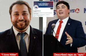 Bate-papo vil em grupo de jovens republicanos elogiando Hitler, brincando sobre estupro exposto: ‘Judeu gordo e fedorento’ Bate-papo vil em grupo de jovens republicanos elogiando Hitler, brincando sobre estupro exposto: 'Judeu gordo e fedorento'