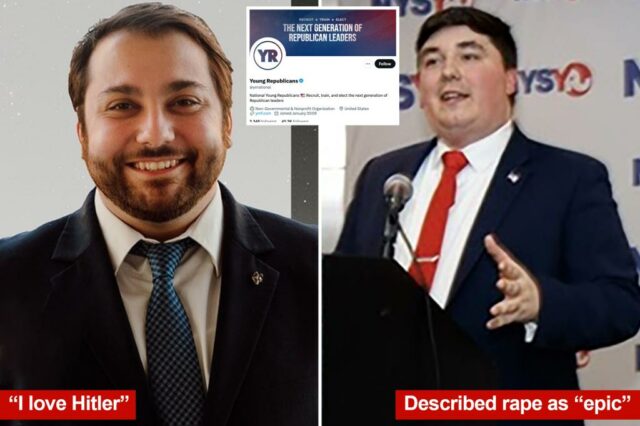 Bate-papo vil em grupo de jovens republicanos elogiando Hitler, brincando sobre estupro exposto: 'Judeu gordo e fedorento'

