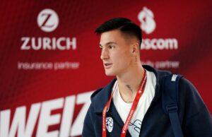 Benjamin Sesko está enfrentando o pior período de seca de objetivos de sua carreira, mas a estrela do Guy United pode terminá-lo em breve Benjamin Sesko controlando a bola contra o Kosovo