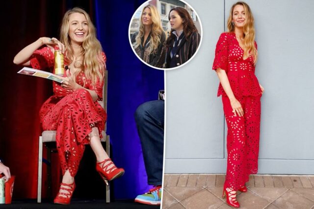 Blake Lively sai nos saltos Chanel da era da Gossip Girl 'de 2009:' Grite para mim por ser um acumulado '


