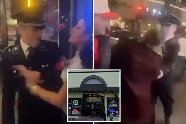 Bozo vestido com uniforme nazista quebra o nariz de uma Bozo vestido com uniforme nazista quebra o nariz de uma mulher do lado de fora do bar da faculdade na Geórgia e é preso: relatório