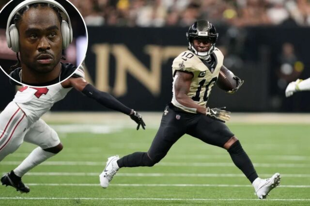 Brandin Cooks pode ser negociado mais uma vez antes do O Saints poderia negociar com o wide receiver Brandin Cooks (10) antes do prazo final de negociação da NFL.