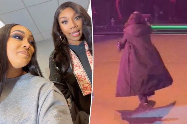 Brandy enfurece os fãs depois de sair abruptamente do palco durante o show 'Boy Is Mine' em Chicago: 'Beyond cafona'

