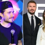 Brooklyn Beckham evita perguntas sobre o médico da mãe Victoria depois de faltar à estreia em meio a brigas familiares