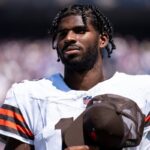 Shedeur Sanders #12 of the Cleveland Browns