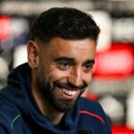 Conferência de imprensa de Bruno Fernandes com Portugal