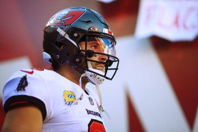 Baker Mayfield #6 of the Tampa Bay Buccaneers