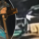 CCTV captura movimento bizarro para bloquear radar de velocidade