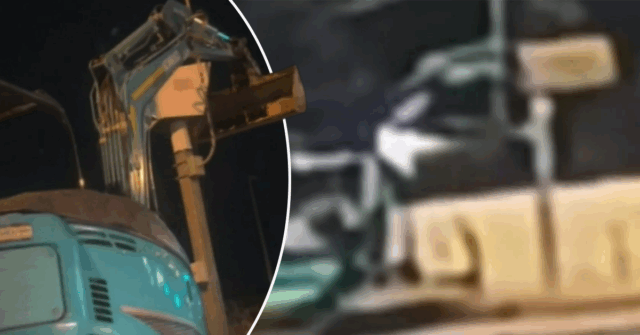 CCTV captura movimento bizarro para bloquear radar de velocidade

