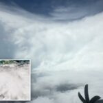 Caçador de tempestades captura impressionante visão do furacão Melissa antes que tempestade de categoria 5 destrua a Jamaica