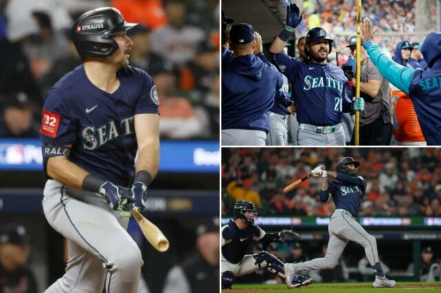 Cal Raleigh Leads Power Show enquanto os marinheiros assumem o controle do ALDS contra tigres

