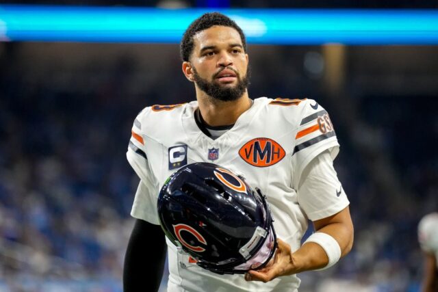 Chicago Bears quarterback Caleb Williams in NFL game