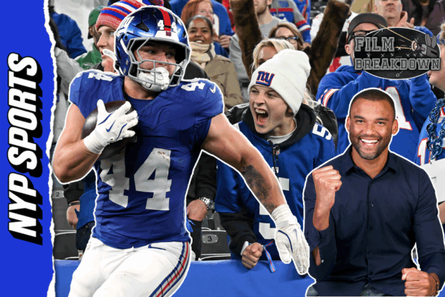 Cam Skattebo elevou o ataque dos Giants contra os Eagles | Análise do filme

