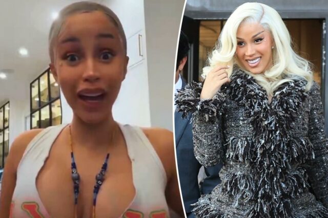 Cardi B admite chocantemente que não lava o cabelo há 3 meses
