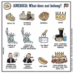 Cartoon: O que não pertence?
