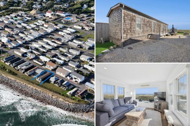 Casa móvel à beira-mar em um estacionamento de trailers nos Casa móvel à beira-mar em um estacionamento de trailers nos Hamptons pede US $ 3,49 milhões - e pode bater um recorde local