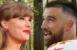 Celebração de aniversário de Travis Kelce Tiktok Homening inundado por referências sujas de Swifties Taylor-Swift-Travis-Kelce-Getty-1