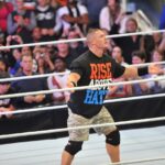 wwe star john cena in ring for event