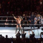 karrion kross in the ring for a wwe live show in germany