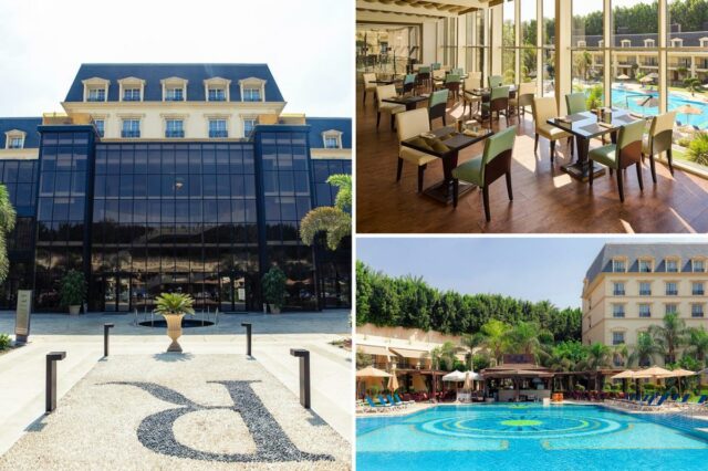 Centenas de terroristas do Hamas supostamente aproveitam o luxo em Centenas de terroristas do Hamas supostamente aproveitam o luxo em um luxuoso hotel egípcio 5 estrelas