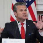 O secretário da Guerra, Pete Hegseth, anunciou o último ataque dos EUA a um suposto barco de contrabando de drogas em uma postagem para X na sexta-feira (Copyright 2025 The Associated Press. Todos os direitos reservados)