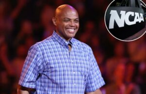 Charles Barkley destrói a NCAA por permitir apostas: ‘S – t show’ Charles Barkley é apresentado ao novo Phoenix Suns em Phoenix, Arizona.