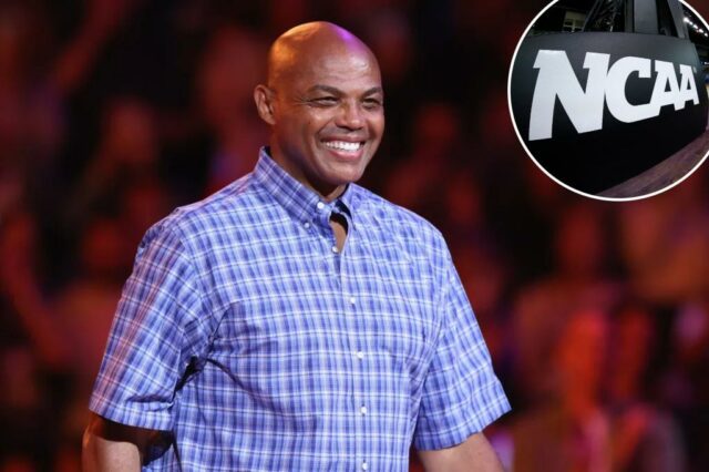 Charles Barkley é apresentado ao novo Phoenix Suns em Phoenix, Arizona.