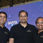 Qapita co-founders Ravi Ravulaparthi, Vamsee Mohan Kamabuthla, and Lakshman Gupta