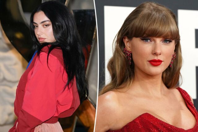 Charli XCX evita perguntas sobre a rivalidade com Taylor Swift após a faixa dissimulada de 'Actually Romantic' da cantora

