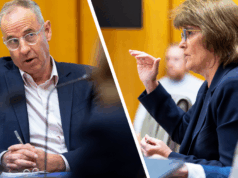 Chefe do RBA nega acusação de crise imobiliária em impasse tenso Michele Bullock em uma audiência de estimativas do Senado, 10 de outubro de 2025.