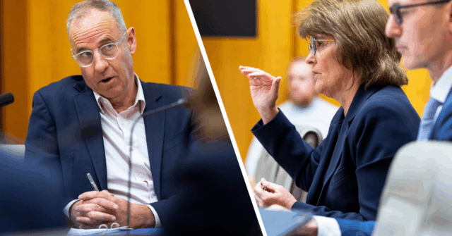 Michele Bullock em uma audiência de estimativas do Senado, 10 de outubro de 2025.