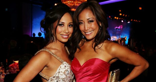 Cheryl Burke protege Carrie Ann Inaba da corte 'DWTS' após Carrie Ann Inaba fala depois de perder a estreia de DWTS