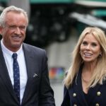 Cheryl Hines e RJK vistos juntos pela primeira vez desde o escândalo