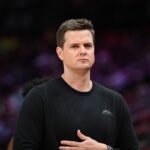 Head coach Will Hardy of the Utah Jazz