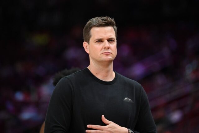Head coach Will Hardy of the Utah Jazz