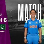 Classificação ao vivo da Índia vs Paquistão, Odi Globe Canela de Feminino 2025: o IND-W lida com Pak-W em Colombo; Jogue às 14:30 IST