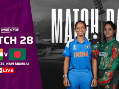 Classificação ao vivo da Índia x Bangladesh, caneca feminina do globo 2025: Harmanpreet e companhia buscam energia antes da semifinal contra a Austrália Classificação ao vivo da Índia x Bangladesh, caneca feminina do globo 2025: Harmanpreet e companhia buscam energia antes da semifinal contra a Austrália