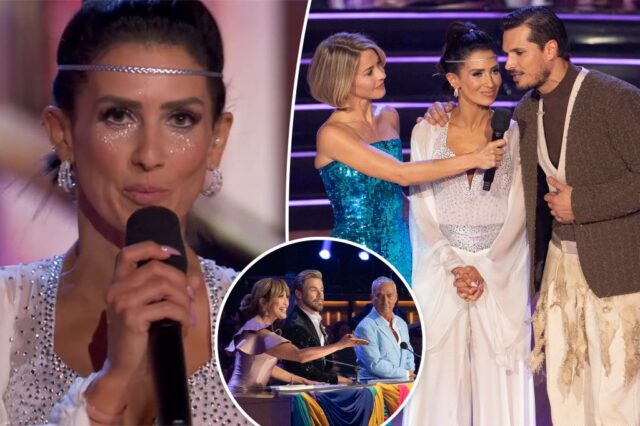 Como Hilaria Baldwin reagiu à chocante eliminação de 'DWTS' durante a Disney Night

